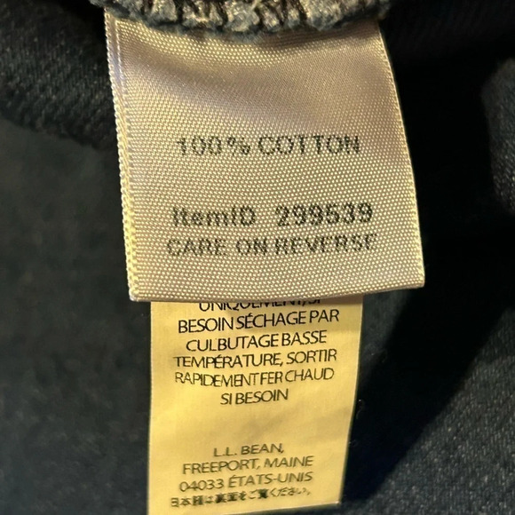 LL BEAN double L ultra high rise tapered leg petite 18 jeans - Picture 6 of 9